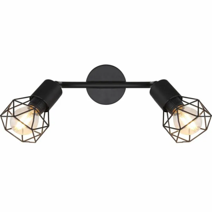 Luminaires Globo Lighting Spots Et Projecteurs|Spot Globo XARA I Noir, 2 lumières
