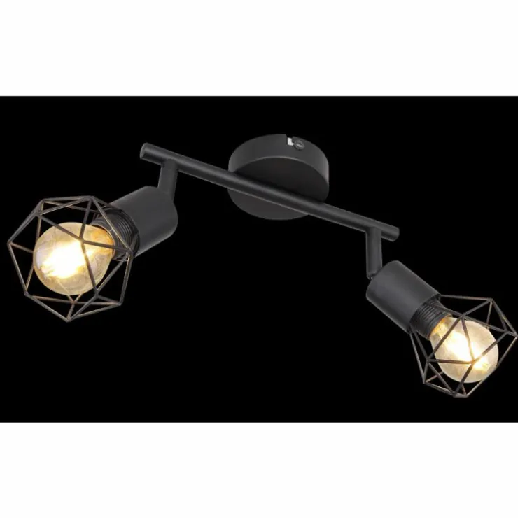 Luminaires Globo Lighting Spots Et Projecteurs|Spot Globo XARA I Noir, 2 lumières