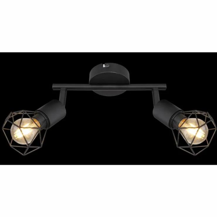 Luminaires Globo Lighting Spots Et Projecteurs|Spot Globo XARA I Noir, 2 lumières