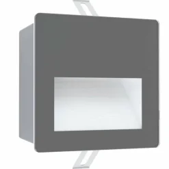 Spot mural encastré Eglo ARACENA LED Noir, Blanc, 1 lumière