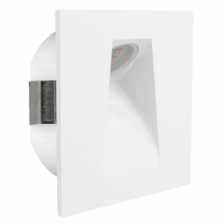 Luminaires Eglo Luminaires Encastrés|Spot mural encastré Eglo MECINOS LED Blanc, 1 lumière