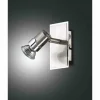 Luminaires Fabas Luce Appliques|Spot mural Fabas Luce ALICE Nickel mat, 1 lumière