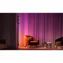 Spot Philips Hue Perifo LED Noir, 1 lumière, Changeur de couleurs