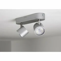 Luminaires Philips Éclairage Led|Spot Philips STAR LED Aluminium, Acier inoxydable, 2 lumières