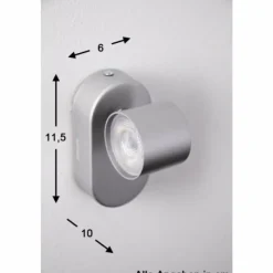 Luminaires Philips Éclairage Led|Spot Philips STAR LED Aluminium, Acier inoxydable, 1 lumière