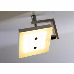 hofstein Éclairage Led|Spot plafond Guyana LED Chrome, Blanc, 2 lumières