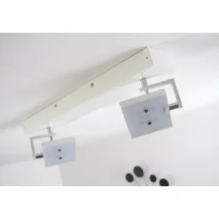 hofstein Éclairage Led|Spot plafond Guyana LED Chrome, Blanc, 2 lumières