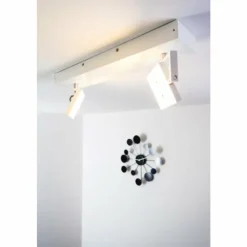 hofstein Éclairage Led|Spot plafond Guyana LED Chrome, Blanc, 2 lumières
