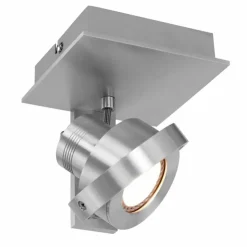 Luminaires Steinhauer Spots Et Projecteurs|Spot plafond Steinhauer Quatro LED Acier inoxydable, 1 lumière