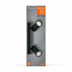 Luminaires Ledvance Éclairage Led|Spot Plafonnier LED Noir, 2 lumières