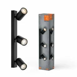 Luminaires Ledvance Éclairage Led|Spot Plafonnier LED Noir, 3 lumières