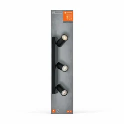 Luminaires Ledvance Éclairage Led|Spot Plafonnier LED Noir, 3 lumières