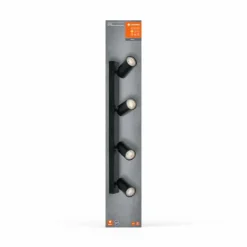Luminaires Ledvance Éclairage Led|Spot Plafonnier LED Noir, 4 lumières