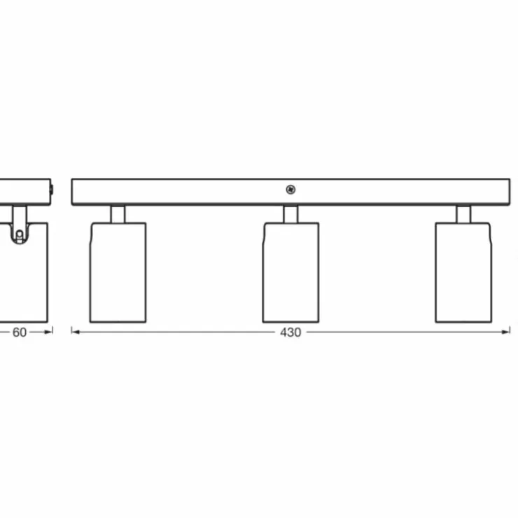 Luminaires Ledvance Éclairage Led|Spot Plafonnier LED Blanc, 3 lumières