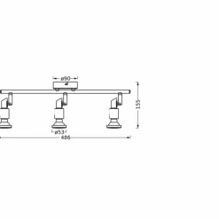 Luminaires Ledvance Éclairage Led|Spot Plafonnier LED Noir, 3 lumières