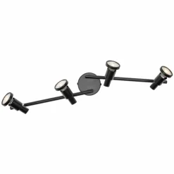 Luminaires Ledvance Éclairage Led|Spot Plafonnier LED Noir, 4 lumières
