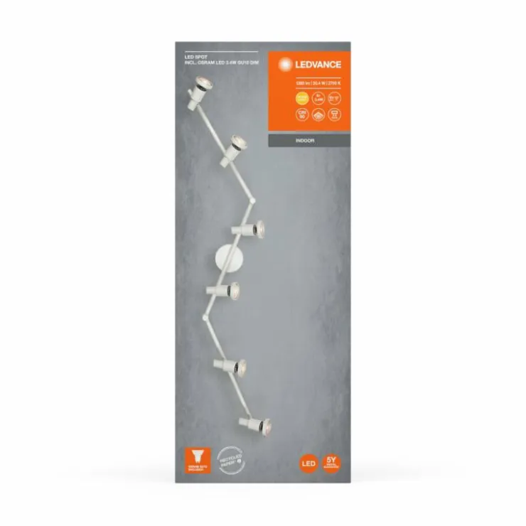 Luminaires Ledvance Éclairage Led|Spot Plafonnier LED Blanc, 6 lumières