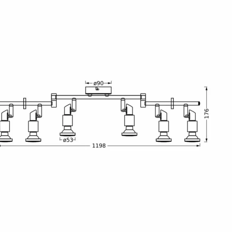 Luminaires Ledvance Éclairage Led|Spot Plafonnier LED Blanc, 6 lumières