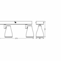 Luminaires Ledvance Éclairage Led|Spot Plafonnier LED Blanc, 2 lumières