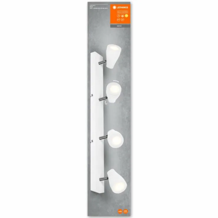 Luminaires Ledvance Éclairage Led|Spot Plafonnier LED Blanc, 4 lumières