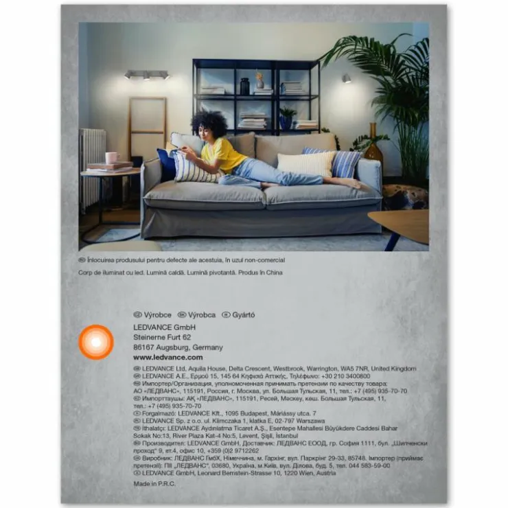 Luminaires Ledvance Éclairage Led|Spot Plafonnier LED Gris, 1 lumière