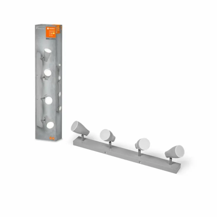 Luminaires Ledvance Éclairage Led|Spot Plafonnier LED Gris, 4 lumières