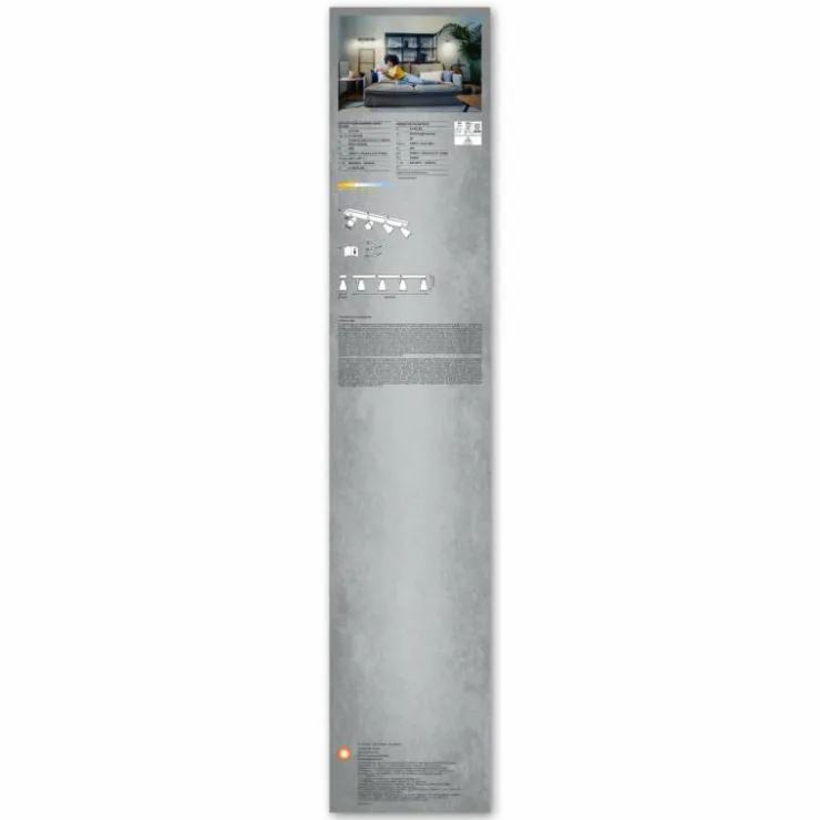Luminaires Ledvance Éclairage Led|Spot Plafonnier LED Gris, 4 lumières