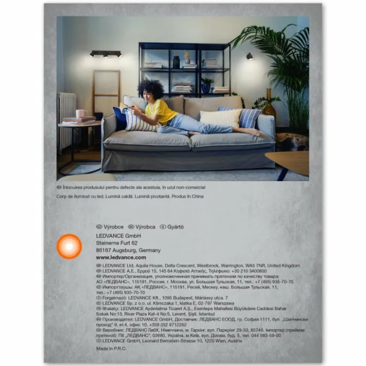 Luminaires Ledvance Éclairage Led|Spot Plafonnier LED Noir, 1 lumière