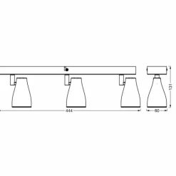 Luminaires Ledvance Éclairage Led|Spot Plafonnier LED Noir, 3 lumières