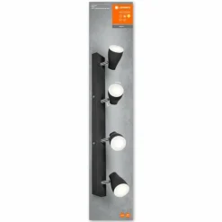 Luminaires Ledvance Éclairage Led|Spot Plafonnier LED Noir, 4 lumières
