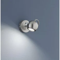 Luminaires Reality Spots Et Projecteurs|Spot Reality BASTIA Nickel mat, 1 lumière