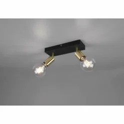 Luminaires Reality Spots Et Projecteurs|Spot Reality Vannes Noir, 2 lumières