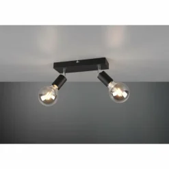 Luminaires Reality Spots Et Projecteurs|Spot Reality Vannes Noir, 2 lumières