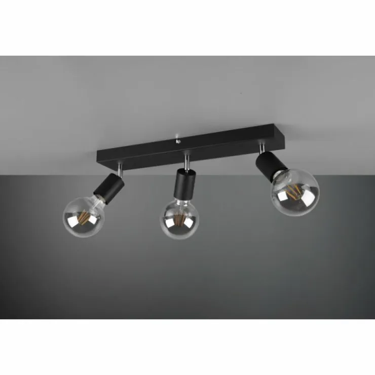 Luminaires Reality Spots Et Projecteurs|Spot Reality Vannes Noir, 3 lumières