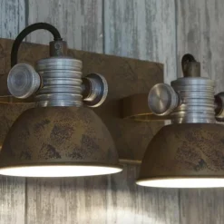 Luminaires Steinhauer Spots Et Projecteurs|Spot Steinhauer BROOKLY LED Brun, 2 lumières