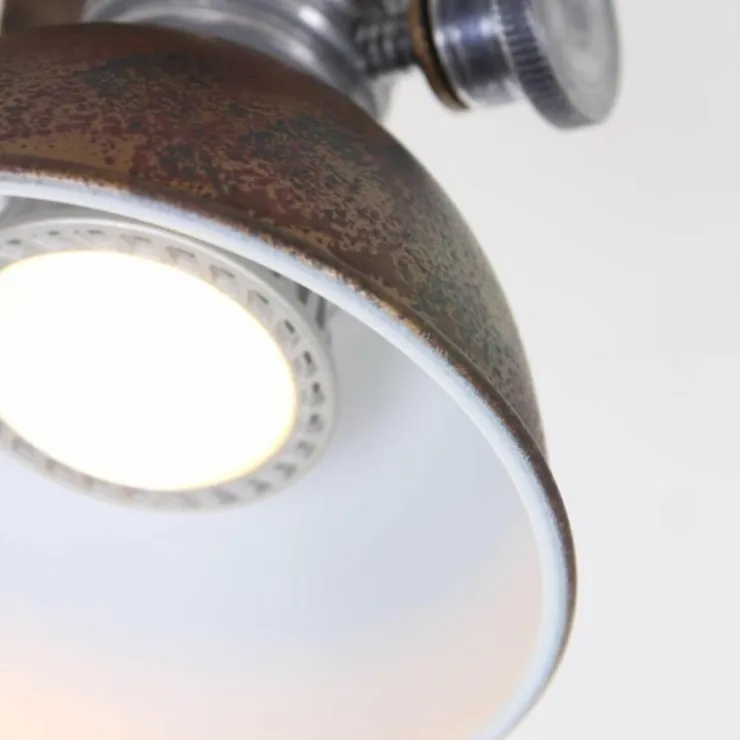 Luminaires Steinhauer Spots Et Projecteurs|Spot Steinhauer BROOKLY LED Brun, 2 lumières