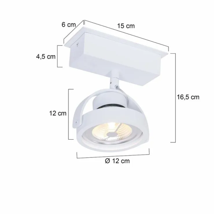 Luminaires Steinhauer Éclairage Led|Spot Steinhauer Mexlite LED Blanc, 1 lumière