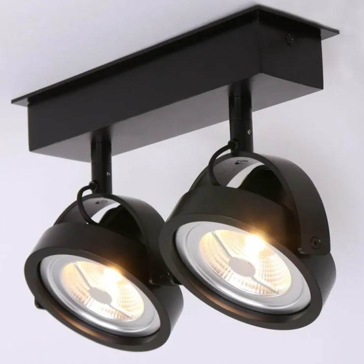 Luminaires Steinhauer Spots Et Projecteurs|Spot Steinhauer Mexlite LED Noir, 2 lumières