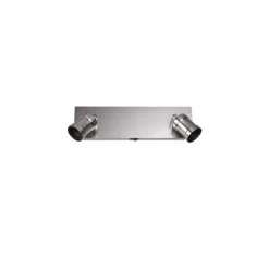 Luminaires Trio Spots Et Projecteurs|Spot Trio CARL Nickel mat, 2 lumières