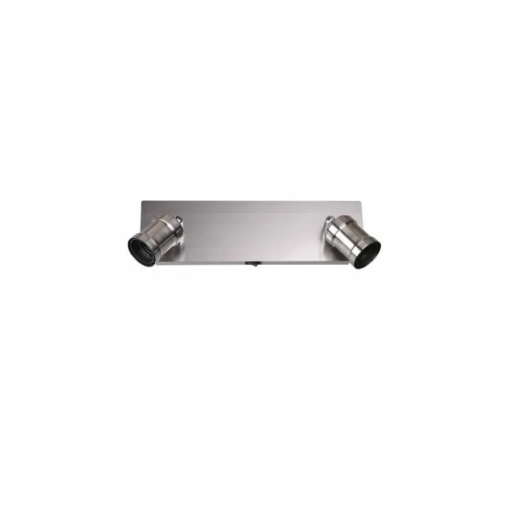 Luminaires Trio Spots Et Projecteurs|Spot Trio CARL Nickel mat, 2 lumières