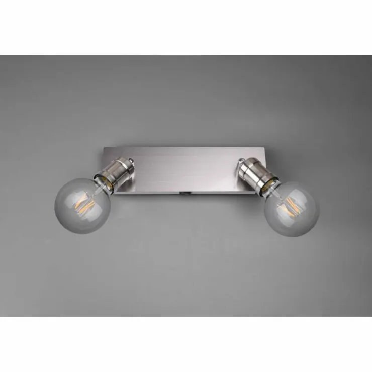 Luminaires Trio Spots Et Projecteurs|Spot Trio CARL Nickel mat, 2 lumières
