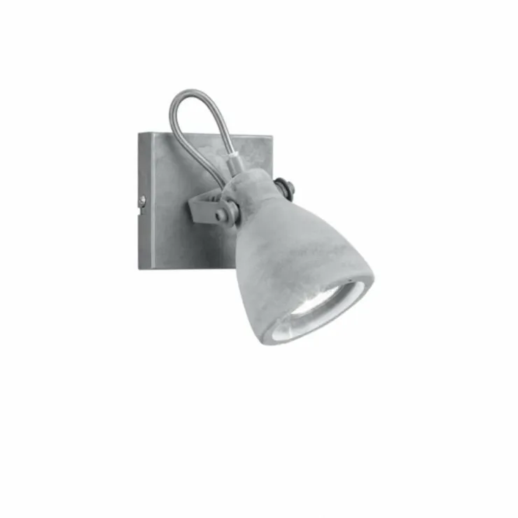 Luminaires Trio Éclairage Led|Spot Trio CONCRETE LED Gris, 1 lumière