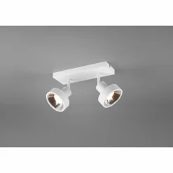 Luminaires Trio Spots Et Projecteurs|Spot Trio Leon LED Blanc, 2 lumières