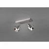 Luminaires Trio Éclairage Led|Spot Trio Leon LED Nickel mat, 2 lumières