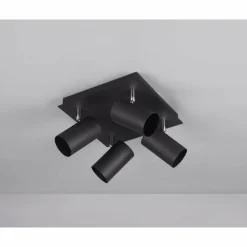 Luminaires Trio Spots Et Projecteurs|Spot Trio Leuchten MARLEY Noir, 4 lumières