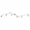 Luminaires Wofi Éclairage Led|Spot Wofi LESTER LED Nickel mat, 6 lumières