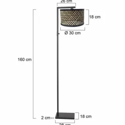 Luminaires Steinhauer Lampadaires Et Lampes Sur Pied|Stang Lampadaire Noir, 1 lumière
