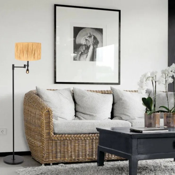 Luminaires Steinhauer Éclairage Led|Stang Lampadaire LED Noir, 2 lumières