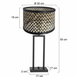 Luminaires Steinhauer Lampes À Poser|Stang Lampe à poser Noir, 1 lumière