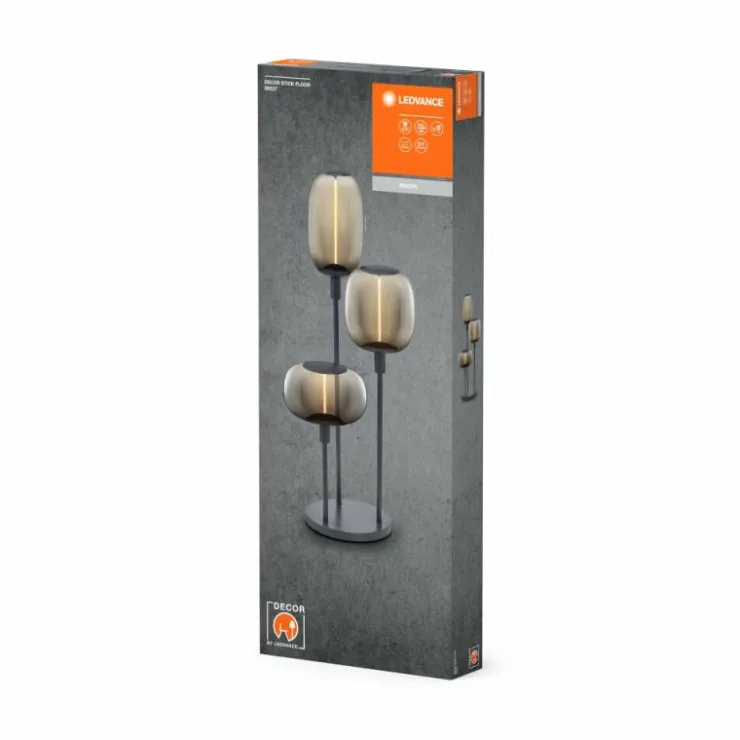 Luminaires Ledvance Lampadaires Et Lampes Sur Pied|Stick Lampadaire Gris, 1 lumière